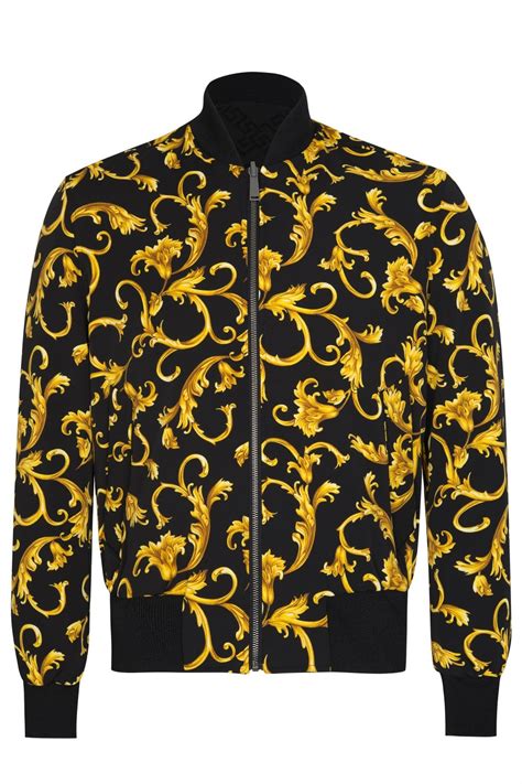 reversible hooded jacket versace|Men's Luxury and Designer Jackets & Coats .